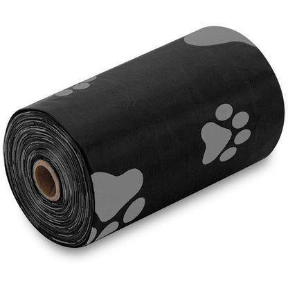 120 Rolos de Sacos de Cocô para Cães - Sacos de Limpeza para Uso Externo, Suprimentos para Pets, 15 Sacos por Rolo, Refil para Sacos de Lixo