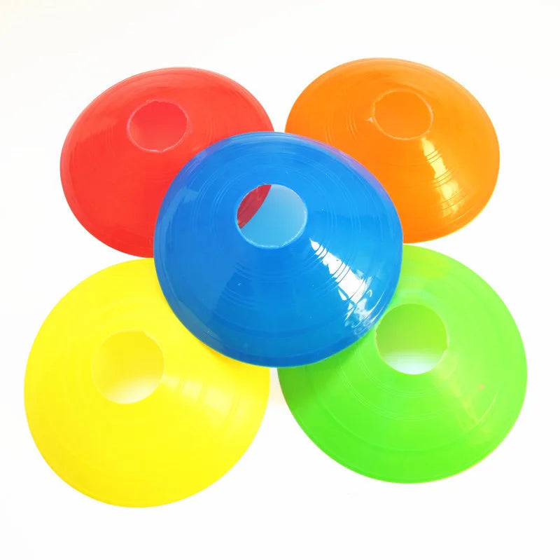 Conjunto de Discos de Futebol 10/50 peças - Cones de Treinamento para Agilidade, Discos para Esportes, Cones Espaciais para Treinamento de Futebol, Equipamento para Jogos com Bola