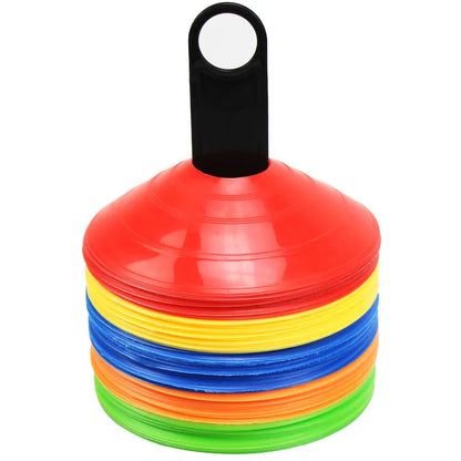 Conjunto de Discos de Futebol 10/50 peças - Cones de Treinamento para Agilidade, Discos para Esportes, Cones Espaciais para Treinamento de Futebol, Equipamento para Jogos com Bola